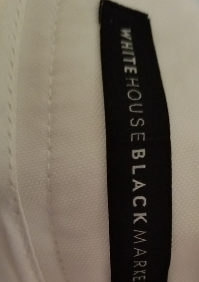 WHBM white trouser/pant bootcut 0S NWOT - Picture 6 of 7